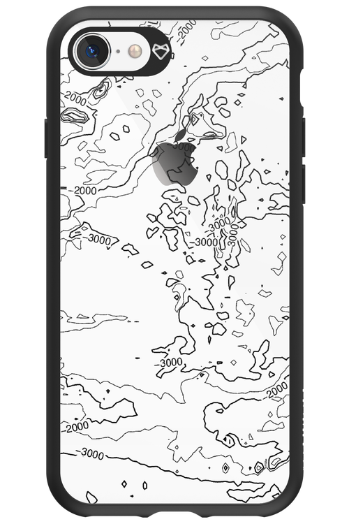Contour Map - Apple iPhone 8