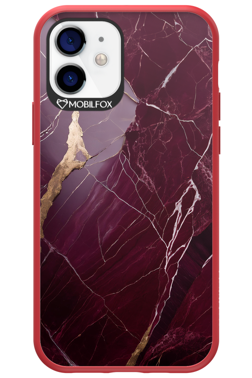 Burgundy Marble 2.0 - Apple iPhone 12