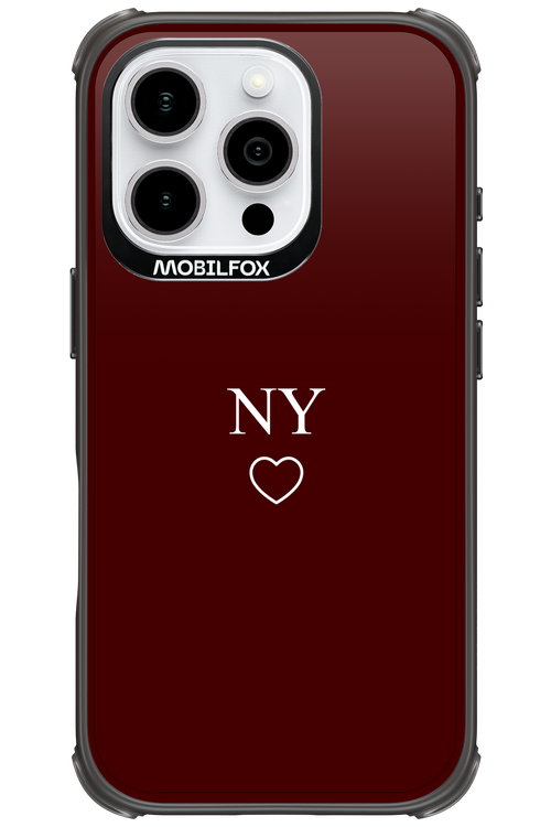 NY Burgundia 2.0 - Apple iPhone 16 Pro