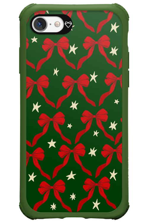 Bow & Stars (Green) - Apple iPhone 7