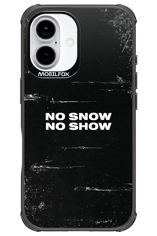 No snow, no show - Apple iPhone 16