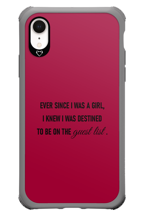 Guest List - Apple iPhone XR