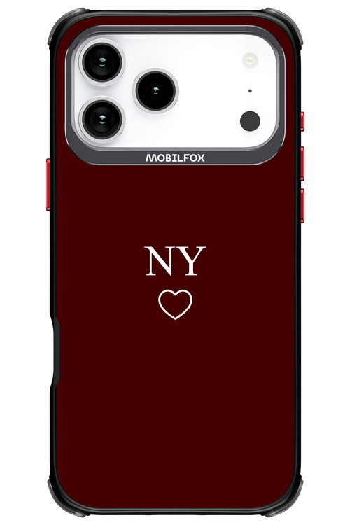 NY Burgundia 2.0 - Apple iPhone 17 Pro Max