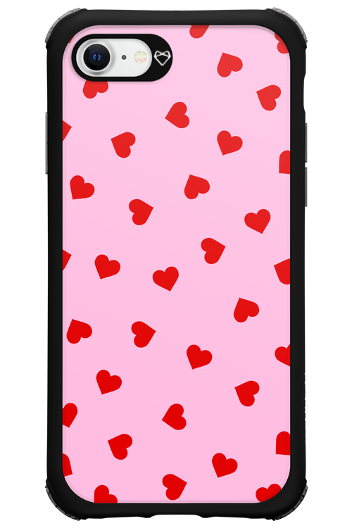 Sprinkle Heart Pink - Apple iPhone SE 2020