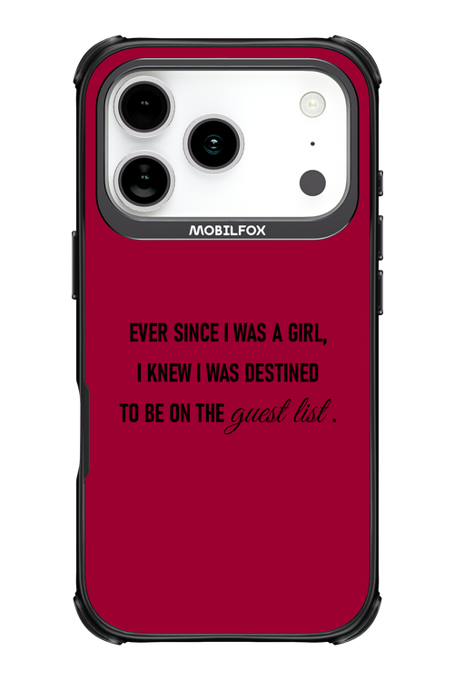 Guest List - Apple iPhone 17 Pro