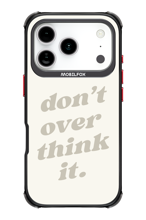 No OverThink - Apple iPhone 17 Pro