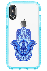 Hamsa Blue - Apple iPhone XS