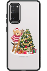 Christmas Bear (Transparent) - Samsung Galaxy S20 FE