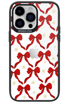 Bow & Stars (Transparent) - Apple iPhone 14 Pro Max