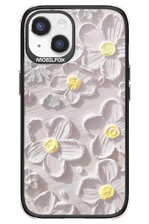 White Flowers - Apple iPhone 14