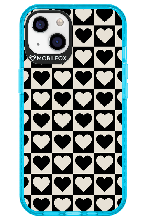 Checkered Heart - Apple iPhone 13