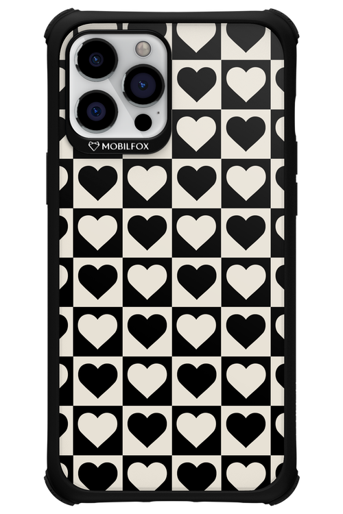 Checkered Heart - Apple iPhone 12 Pro Max