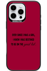 Guest List - Apple iPhone 16 Pro Max