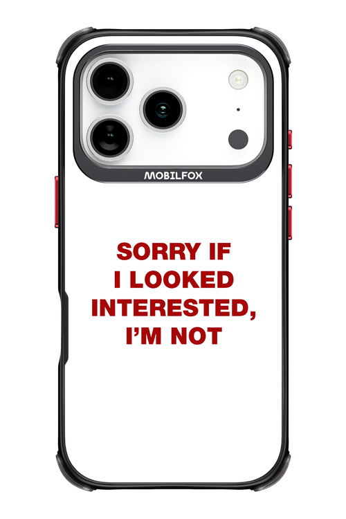 I'm not - Apple iPhone 17 Pro