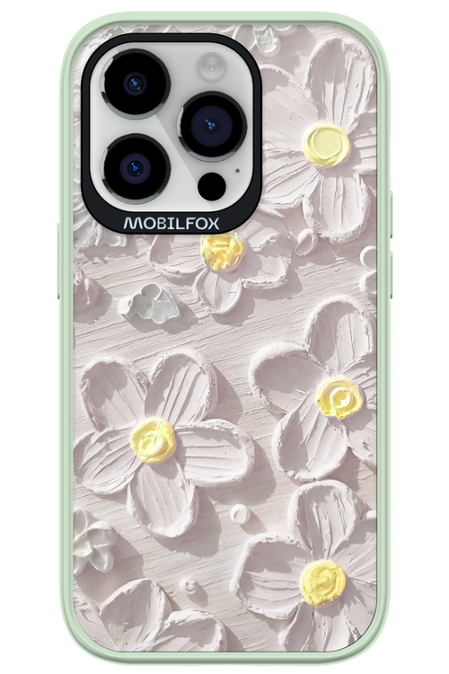 White Flowers - Apple iPhone 14 Pro