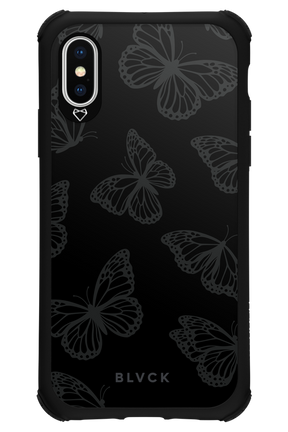 Black Butterflies - Apple iPhone XS