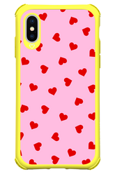 Sprinkle Heart Pink - Apple iPhone XS