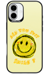 Crayon Smiley - Apple iPhone 16 Plus