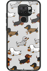 Scary Dachshund (Transparent) - Xiaomi Redmi Note 9