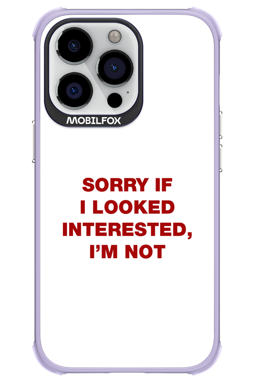 I'm not - Apple iPhone 13 Pro