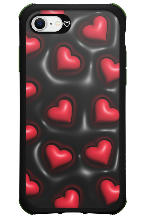 Hearts in love - Apple iPhone 8