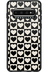 Checkered Heart - Samsung Galaxy S10