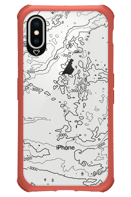 Contour Map - Apple iPhone X