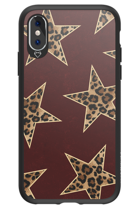 Wild Stars Burgundy - Apple iPhone XS
