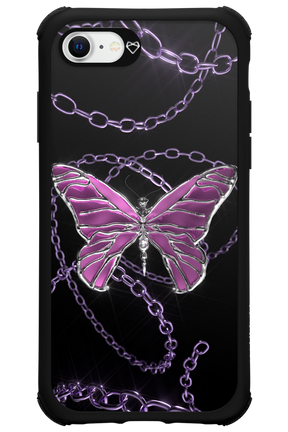 Butterfly Necklace - Apple iPhone SE 2022