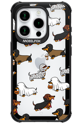 Scary Dachshund (Transparent) - Apple iPhone 15 Pro