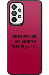 Guest List - Samsung Galaxy A73