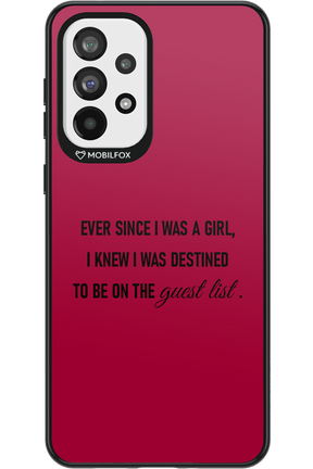 Guest List - Samsung Galaxy A73