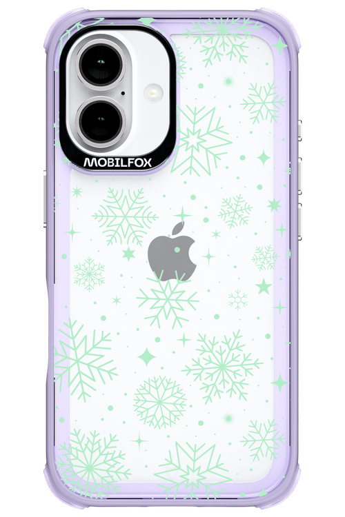 Tiffany's Snowflakes - Apple iPhone 16