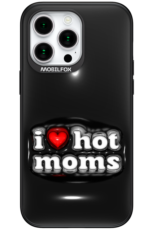 I love hot moms puffer - Apple iPhone 15 Pro Max