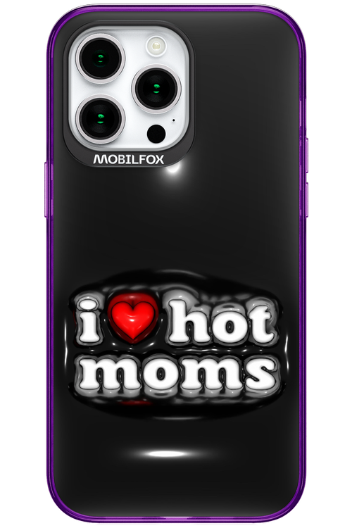 I love hot moms puffer - Apple iPhone 15 Pro Max