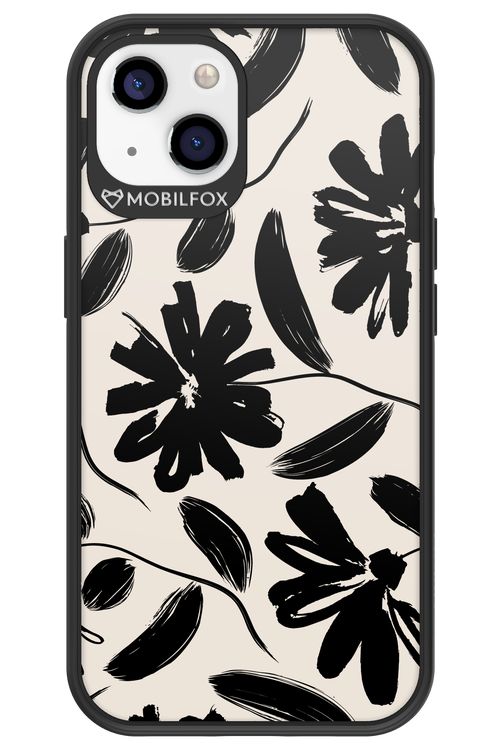 Monochrome Flowerss 2.0 - Apple iPhone 13