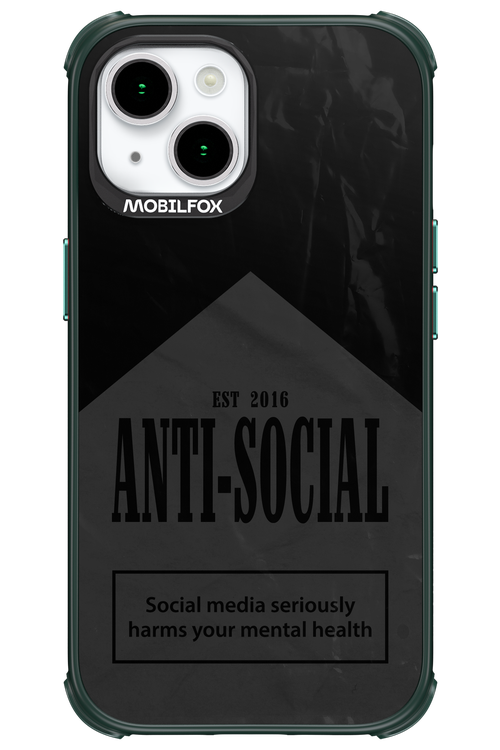 ANTI-SOCIAL (BLVCK) 2.0 - Apple iPhone 15