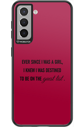 Guest List - Samsung Galaxy S21