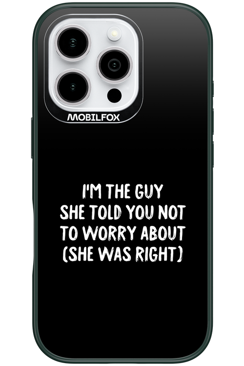 She was right 2.0 - Apple iPhone 16 Pro