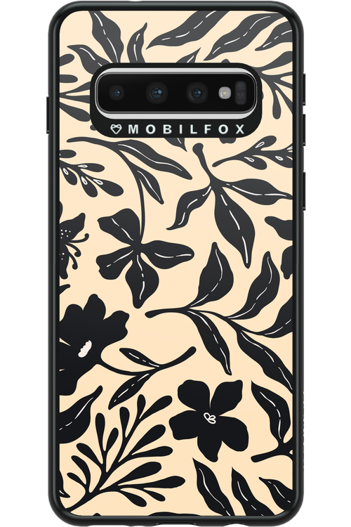 Black Flowers 2.0 - Samsung Galaxy S10