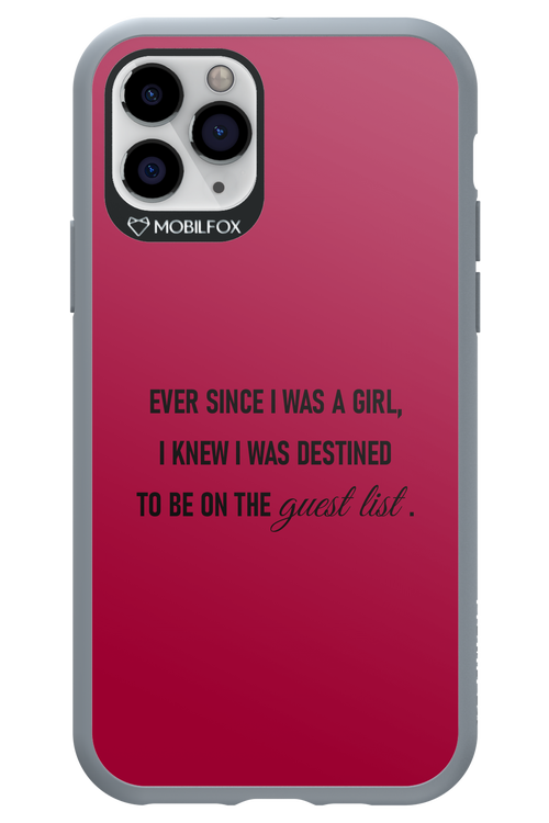 Guest List - Apple iPhone 11 Pro