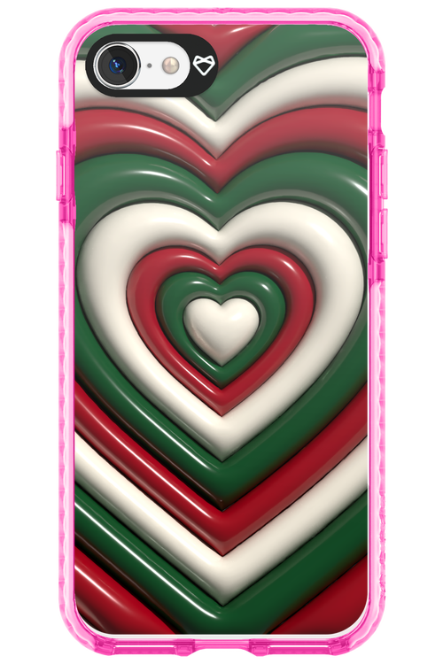 XMAS Hearts - Apple iPhone SE 2020