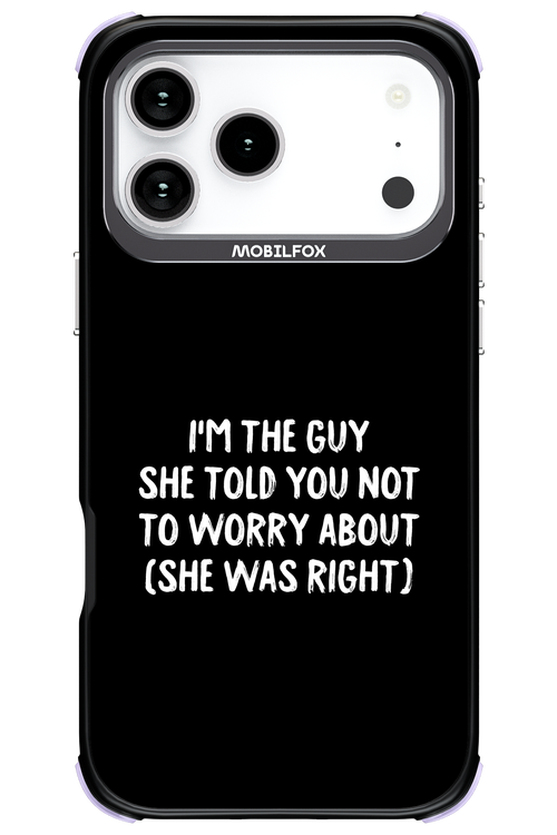 She was right 2.0 - Apple iPhone 17 Pro Max