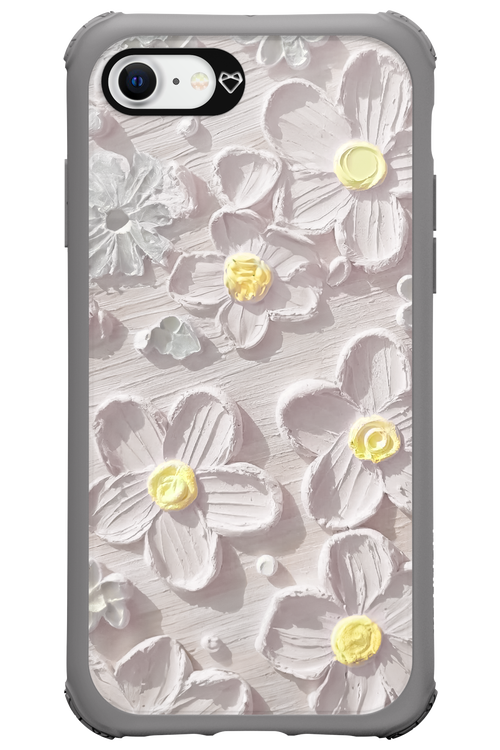 White Flowers - Apple iPhone SE 2022