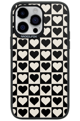 Checkered Heart - Apple iPhone 14 Pro Max