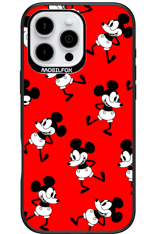 Iconic Mouse (red pattern) - Apple iPhone 16 Pro Max