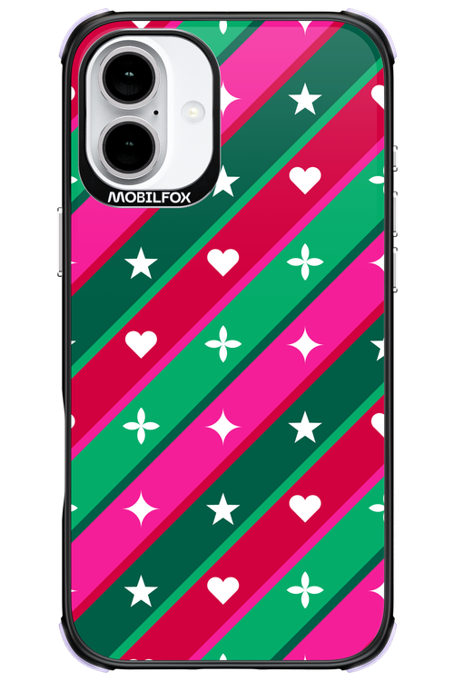 Christmas Stripes - Apple iPhone 16 Plus