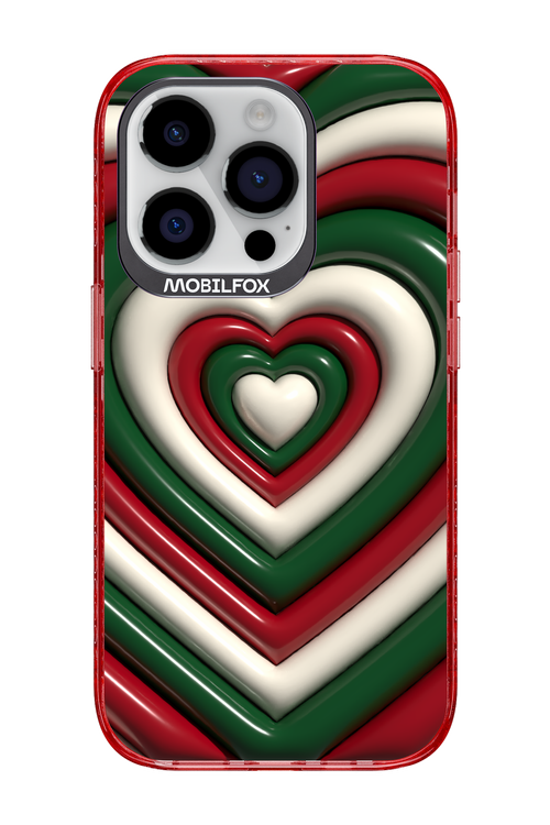 XMAS Hearts - Apple iPhone 14 Pro