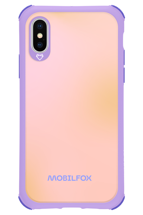 Pastel Peach - Apple iPhone X