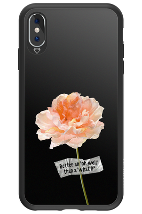 Flower Black - Apple iPhone XS Max